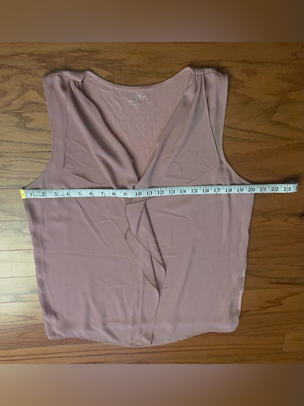 Ann Taylor Loft- Mauve Pink Sleeveless V-Neck Camisole Size L